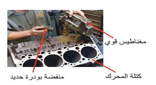 اختبار التشقق مغناطيسياً