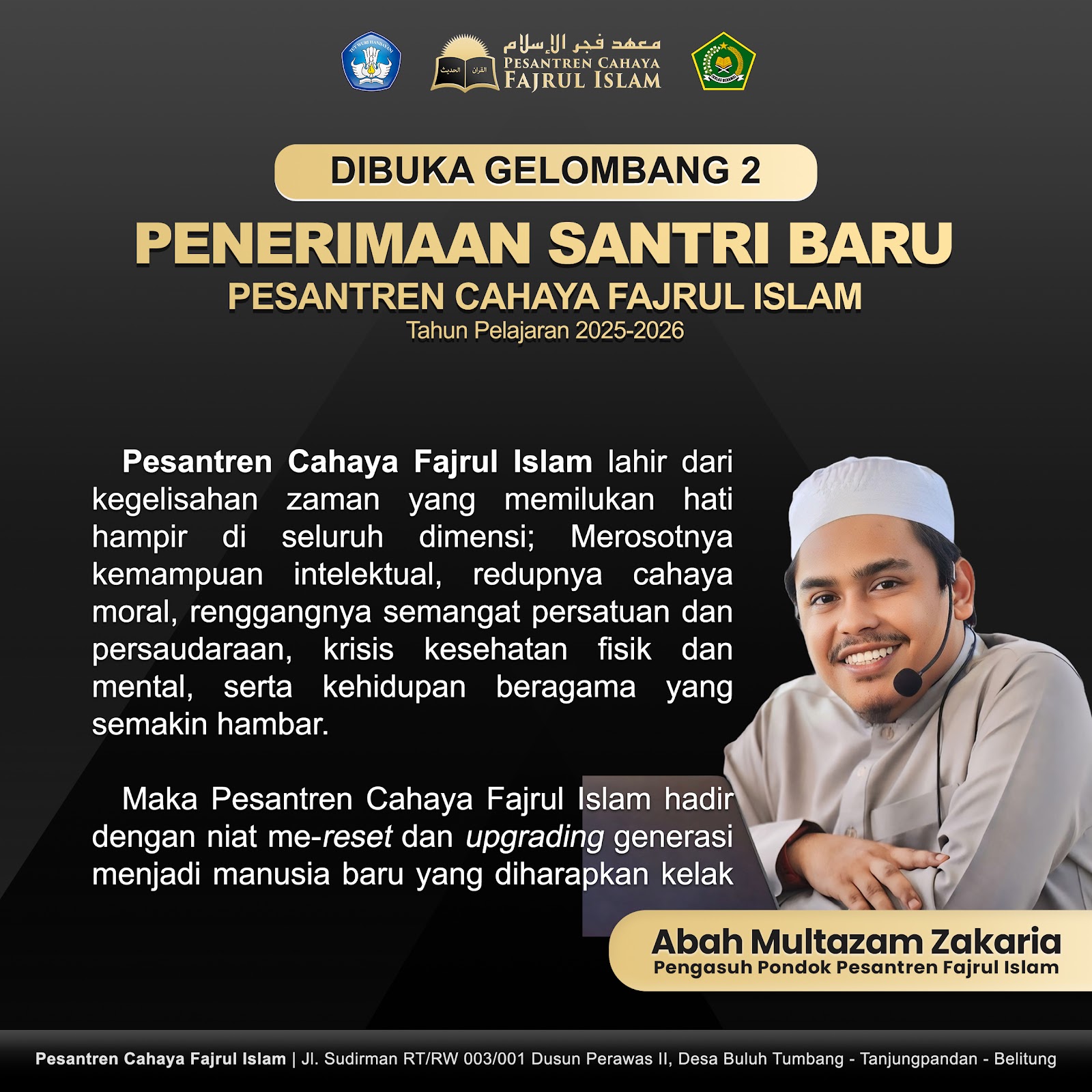 Santri Baru 2025 Fajrul Islam