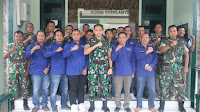 PWI Lampung Timur Audiensi dengan Kodim 0429 Lamtim