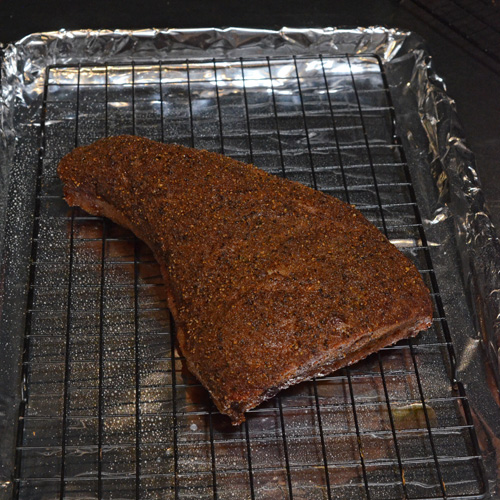 Certified Angus Beef Tri-Tip resting before the sear