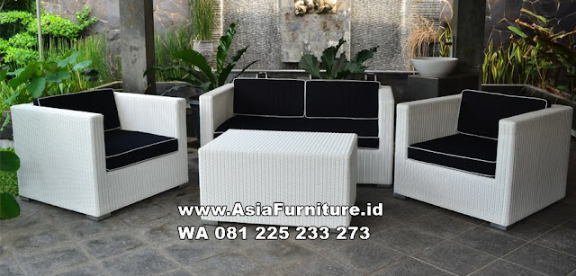 Set Kursi Sofa Rotan Sintetis  Indoor