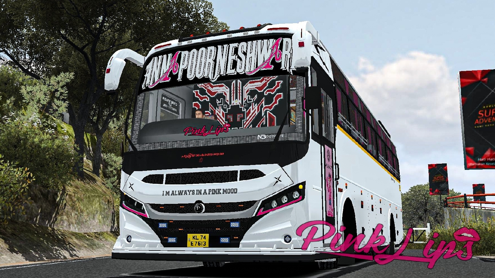 🛑ANNAPOORNESHWARI PINKLIPS ❤️🫦|LIVERY DASAPPAN GAMING ZEDASTRA| MOD MG DESIGNS OFFICIAL 