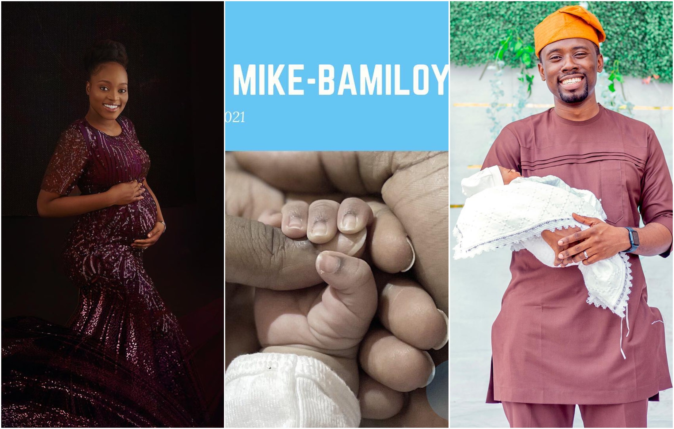 JayMikee & Wife, Tolu Bamiloye Welcome First Child