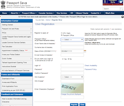 Tatkal Passport Application