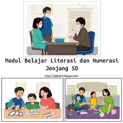 Download Modul Belajar Literasi dan Numerasi Jenjang SD Kelas 1 Sampai 6