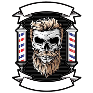 logo barber shop keren