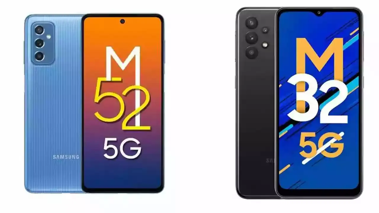 Samsung Galaxy M52 5G, and Galaxy F42 5G