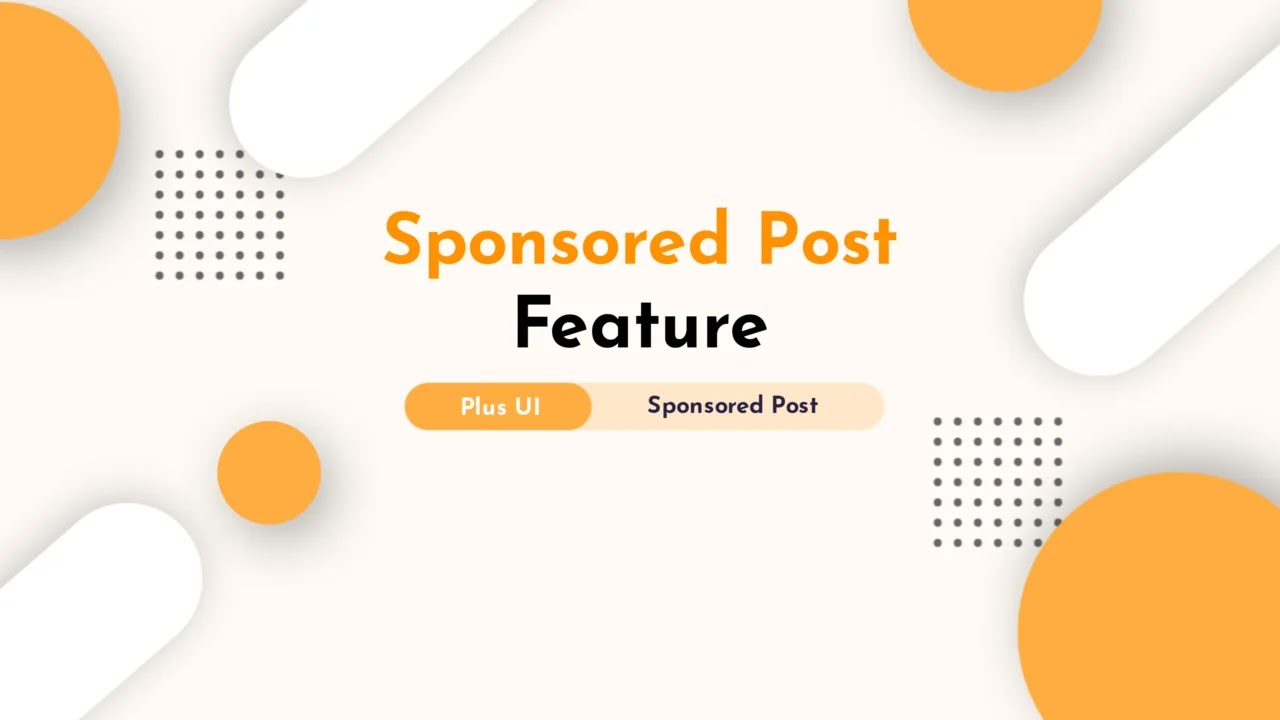 Sponsored Post Feature