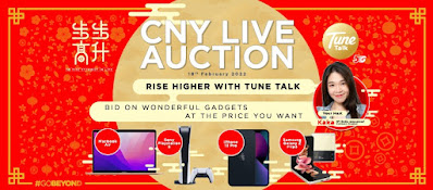 Tune Talk Anjurkan CNY Live Auction 2022 Di Facebook