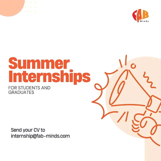 برنامج التدريب الصيفي للطلاب في شركة فاب مايندز لعام 2024 Fab Minds Summer Internship