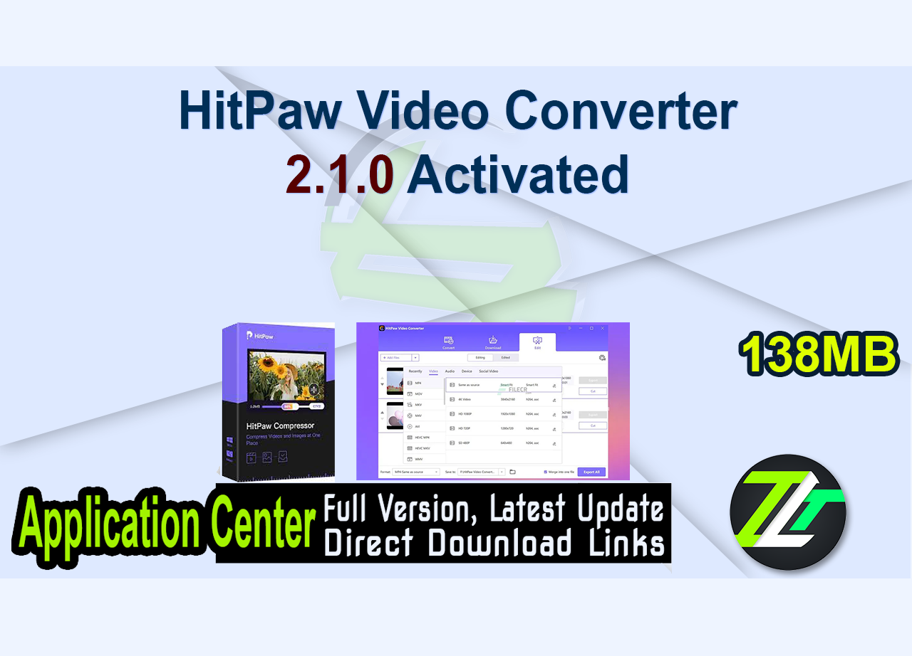 HitPaw Video Converter 2.1.0 Activated