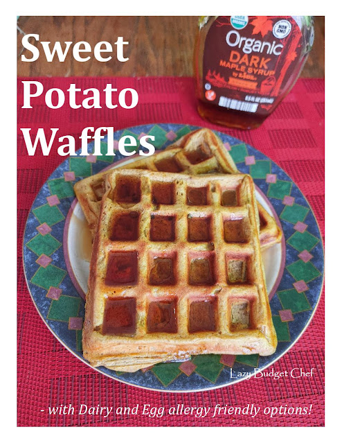 egg dairy allergy friendly sweet potato waffle recipe