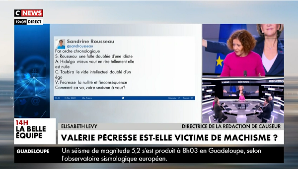 [VIDEO 🔴] Valérie Pécresse victime de sexisme ? Élisabeth Lévy s’agace : « C’est une blague ! »