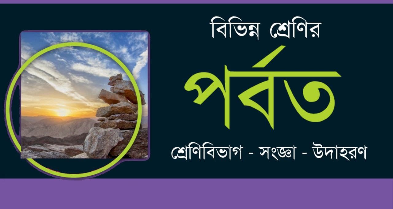 বিভিন্ন শ্রেণির পর্বত PDF | Types of Mountains