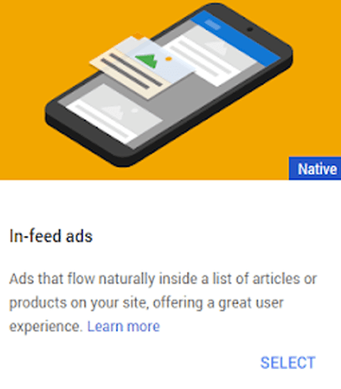 tampilan iklan infeed