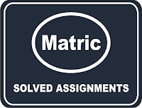 aiou matric solved assignment