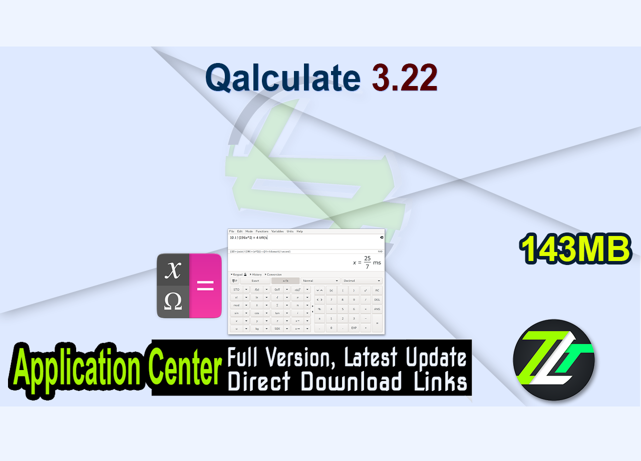 Qalculate 3.22