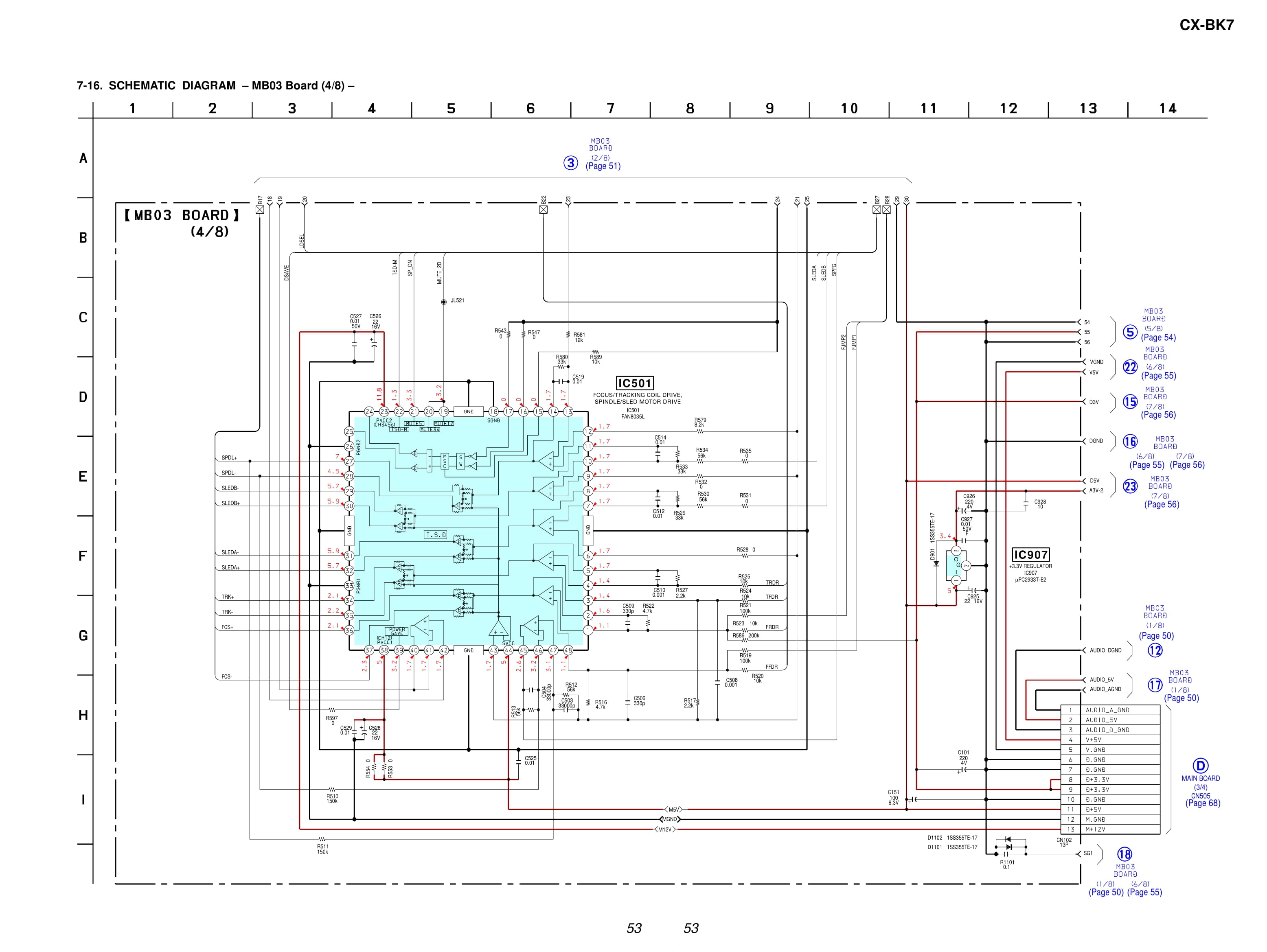 Skema AIWA - BMZ K7D