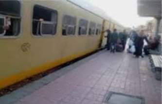 إصابة طالب سقط من على رصيف محطة قطار في سوهاج