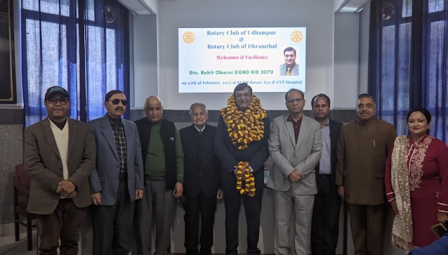 New team for Rotary Club Udhampur installed