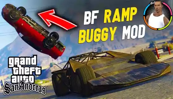 شرح تثبيت مود سيارة المنحدر Ramp Buggy طير اي مركب في طريقك بالسرعة المميت ومستحيل تدعم GTA San
