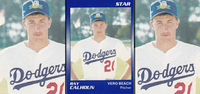 Ray Calhoun 1990 Vero Beach Dodgers card