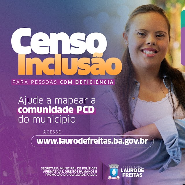 Prefeitura lança 'Censo-Inclusão' direcionado a PcD para ampliar políticas públicas ao segmento