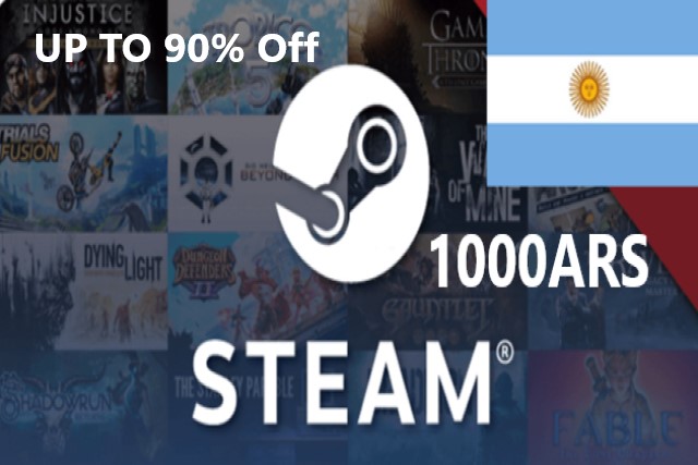FREE Steam Wallet Gift Card 1000 ARS Code ARGENTINA