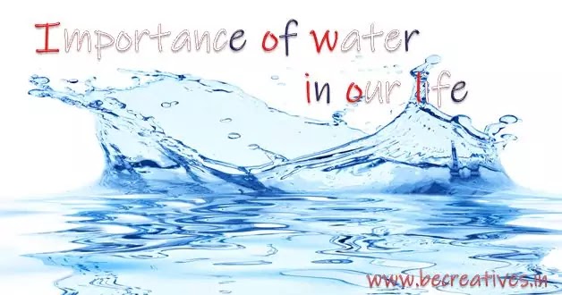 10 points on importance of water,why is water important for us,importance of water in our life,importance of water to life,5 importance of water