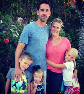 Mandy Shanahan with her spouse Kyle & their kids