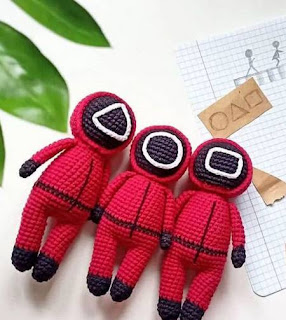 PATRON GRATIS SOLDADO | EL JUEGO DEL CALAMAR AMIGURUMI 48360