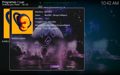 Cómo instalar addon Super 3