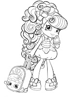 Macy Macaron coloring pages- Shopkins