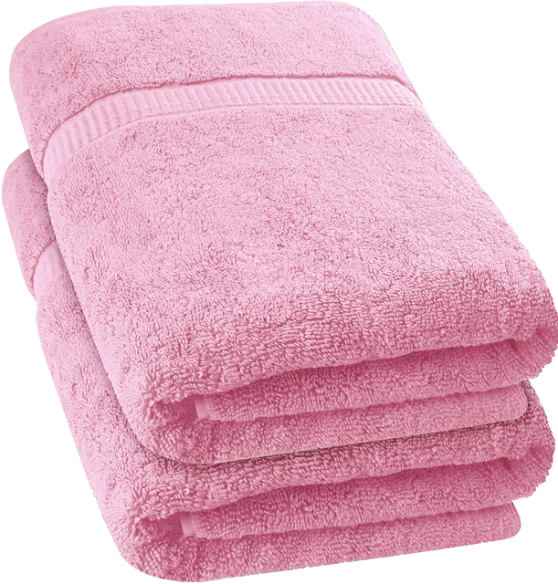 pink towels