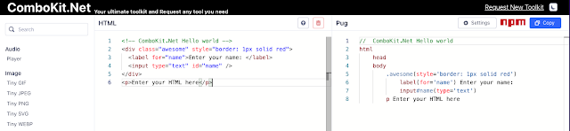 HTML to Pug - ComboKit.net