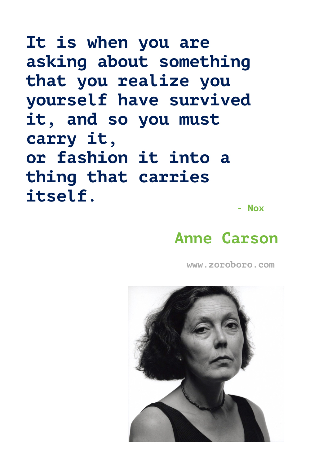 Anne Carson Quotes. Anne Carson Poems. Anne Carson Poetry. Anne Carson Books Quotes. Red Doc, Nox, Decreation: Poetry, Essays, Opera. Anne Carson Quotes.