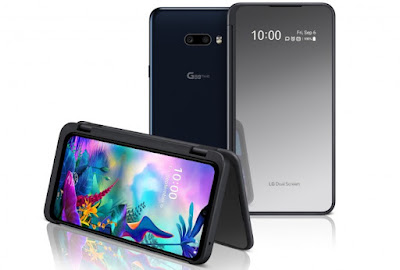 2019 LG G8X with DualScreen case attached. Photo courtesy of LG.