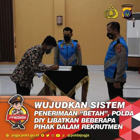 POLDA DIY DALAM PROSES PENERIMAAN SIPSS MELIBATKAN BERBAGAI PIHAK