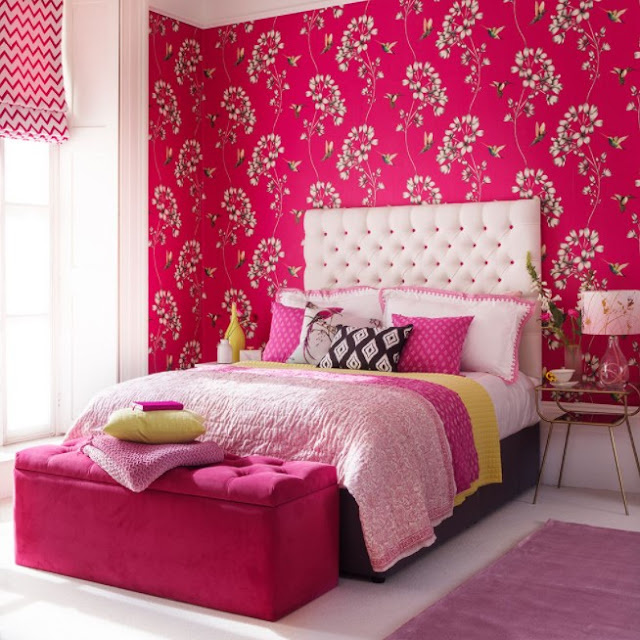 pink room decor ideas