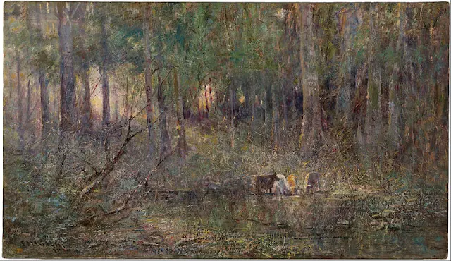 Violet and Gold, 1911 by Frederick McCubbin