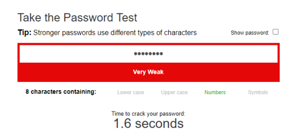 Αδύναμος Password