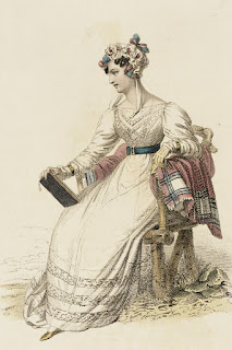 Fashion Plate, ‘Morning Dress’ for ‘The Repository of Arts’ Rudolph Ackermann (England, London, 1764-1834) England, London, August 1, 1825 Prints; engravings Hand-colored engraving on paper