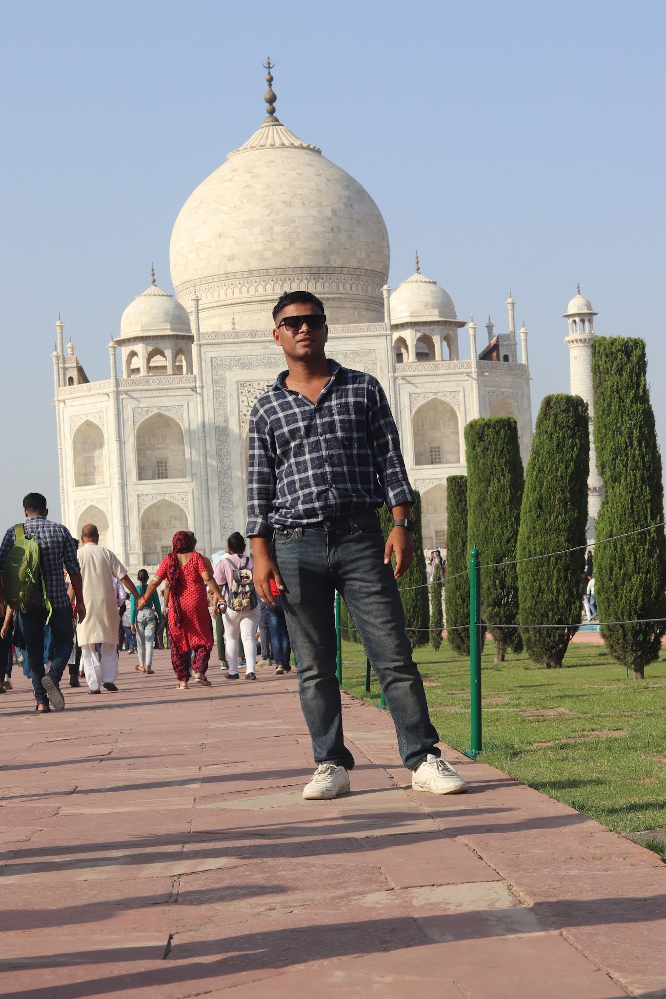 Rahul Paal at Taj Mahal