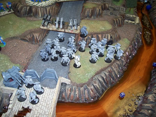 Warhammer 40k Tyranids vs Space Wolves/Ultramarines battle report