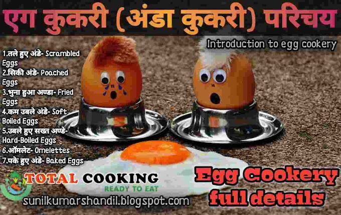 EGG COOKERY- एग कुकरी (अंडा कुकरी) परिचय | Introduction to Egg Cookery in Hindi