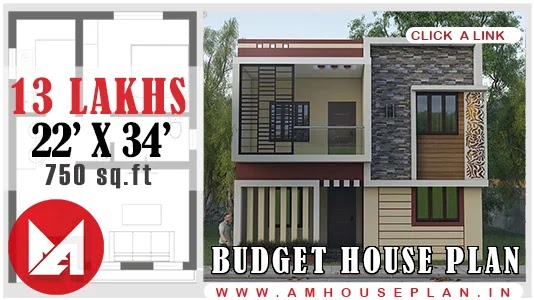 22 x 34 Unique Budget House Floor Plan Images