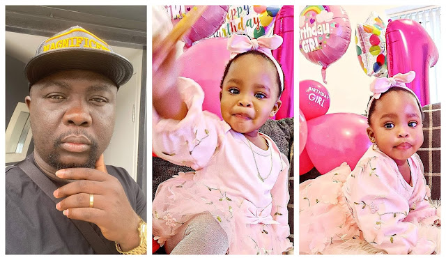 Comedian Seyi Law celebrates his daughter as she turns a year older (Photos)
