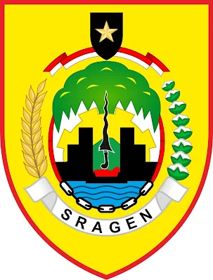 Logo / Lambang Kabupaten Sragen - Latar (Background) Putih & Transparent (PNG)