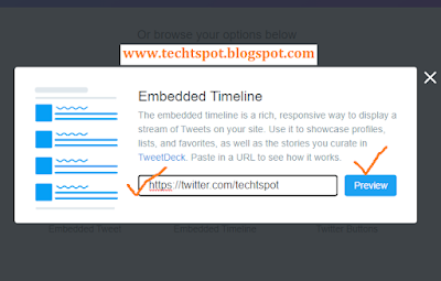 Add Twitter Timeline widget to Blogger  2