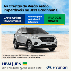 JPN, distribuidora Hyundai para Garanhuns e Região da linha HB20 e CRETA.